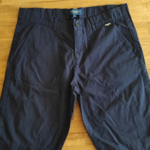 Aston Martin boys' shorts like new, size 134 cm, blue