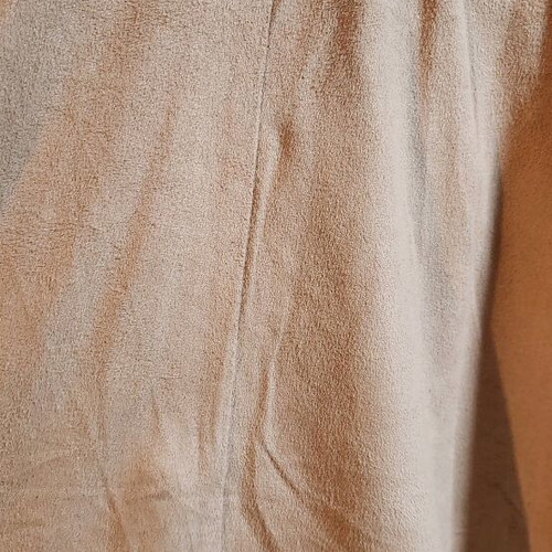 Forever 21 suede skirt used, beige-pink, size XS