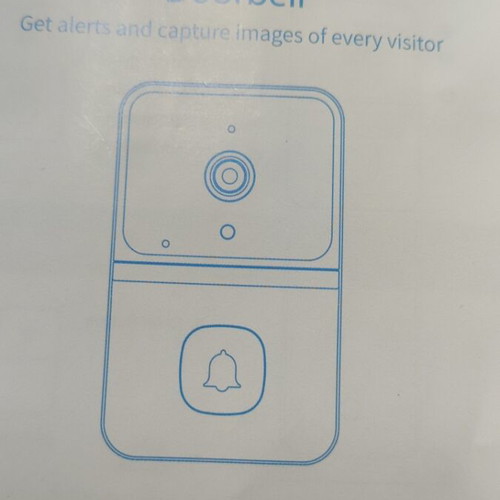Wireless doorbell with camera new, easy installation