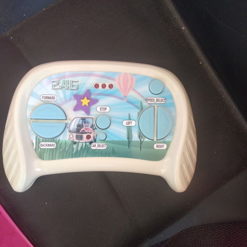 Children's Car Pink electric car with battery and charger. FIAT 500