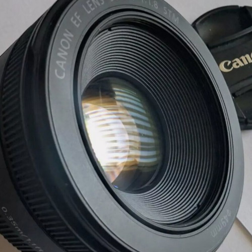 Canon EF 50mm f1.8 STM lens like new