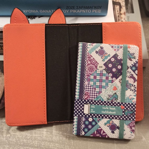 A6 notebook with cat case new