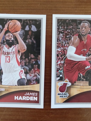 Panini NBA 2015-16 stickers used, pack of 5