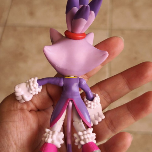 Sonic the Hedgehog Blaze the Cat action figure used, Sega Jakks