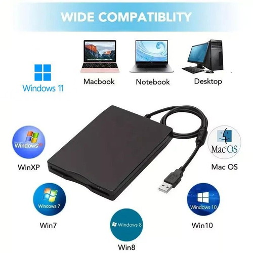Toshiba Pa3214u-2fdd External Floppy Drive 1.44MB USB Like New