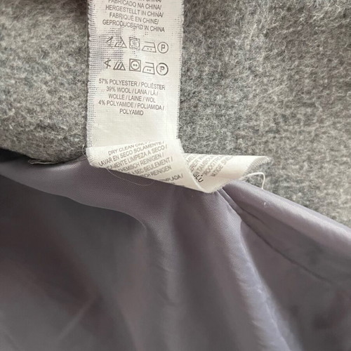 Atmosphere grey wool coat new, size M
