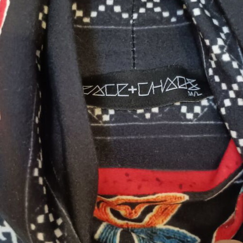 Peace And Chaos dress like new, multicolor, slight turtleneck M-L