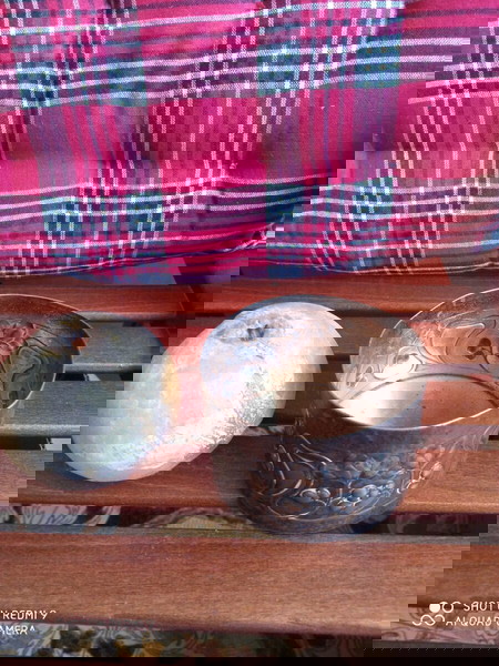Αντίκα κηροπήγιο Γερμανίας επάργυρο