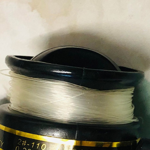 Transparent craft fishing line new, 10 meters, 0.4 mm thick