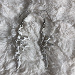 White earrings