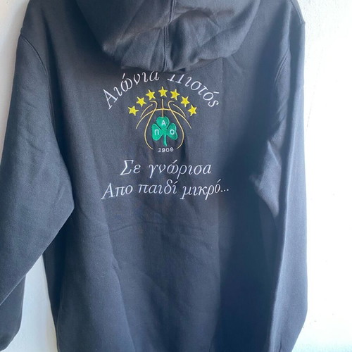 Panathinaikos hoodie size M used, official replica