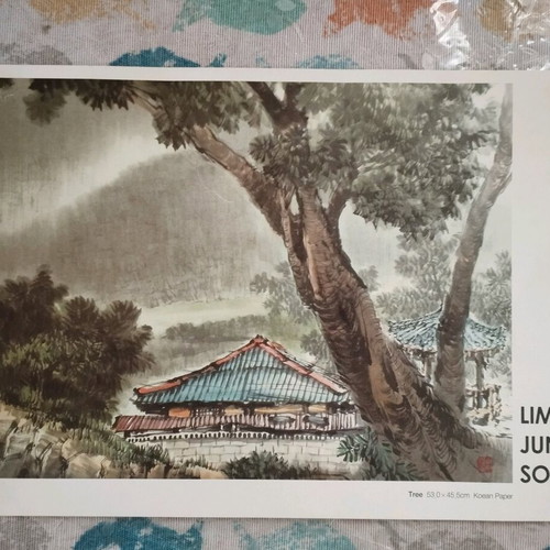 Korean postcards set of 5 on watercolor paper like new