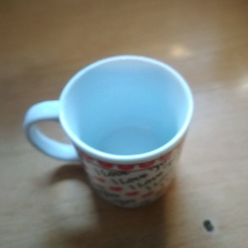 Ceramic mug I love you in excellent condition