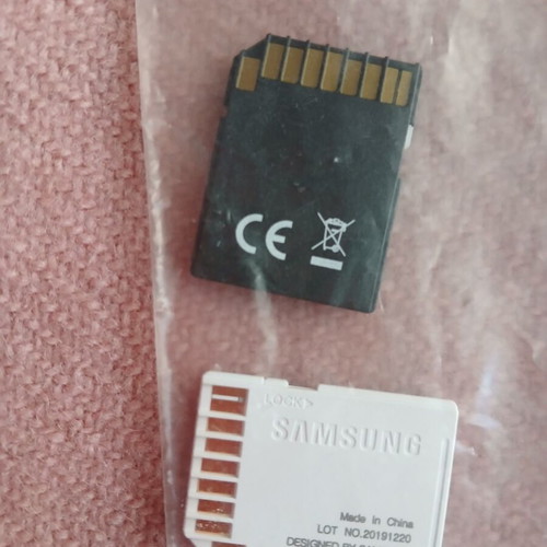 MicroSD to SD card adapters, Samsung and Turbo-X, pack of 2