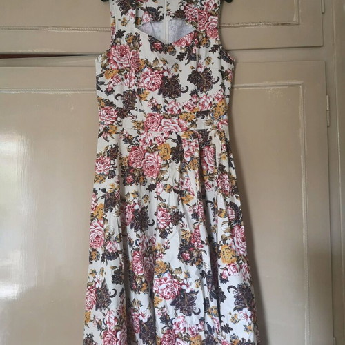 Stella Morgan Vintage Style Floral Midi Dress like new, size UK 12 EU 40