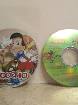 Children's movies DVD like new, Pinocchio, Pippi Longstocking, Titef dubbed