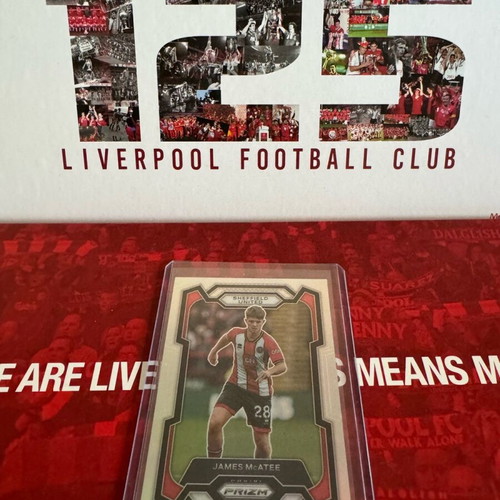 Panini Soccer EPL Prizm James McAtee Silver card new