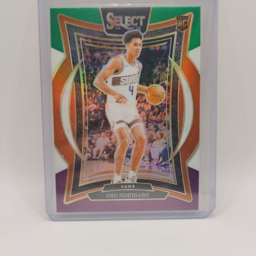 2024-25 Panini Select Basketball Oso Ighodaro RC Concourse Green White Purple Prizm card new