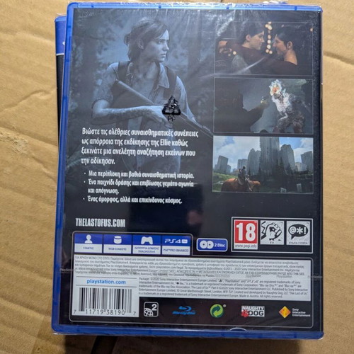The Last Of Us Part II PS4 PlayStation new, sealed