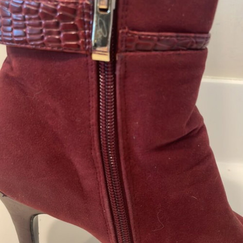 Bordeaux Axel ankle boots used, size 38