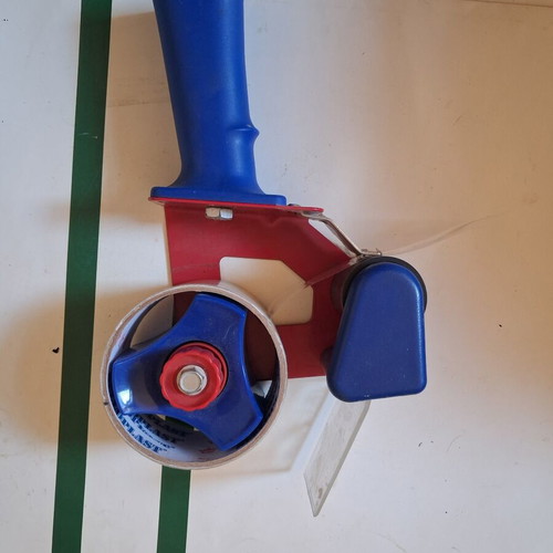 Packing tape gun used with roll included