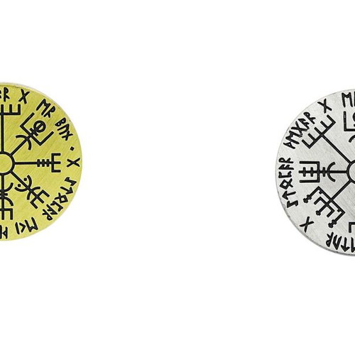 Viking Rune Compass Coin new, collector's souvenir