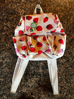 Claire’s children’s backpack new, white