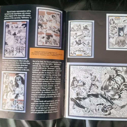 Kiss 1st Worldwide Convention 1995-96 program used