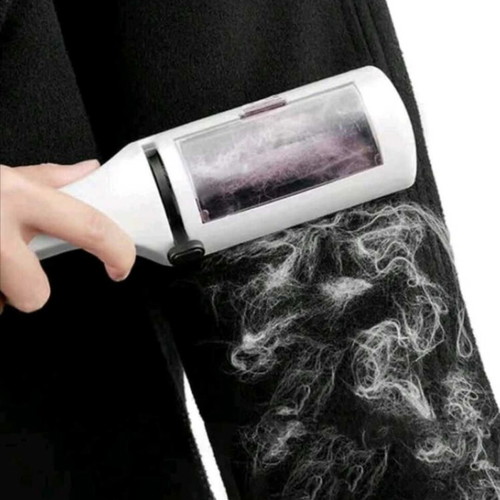 Pet Hair Removal Brush new, with reusable container