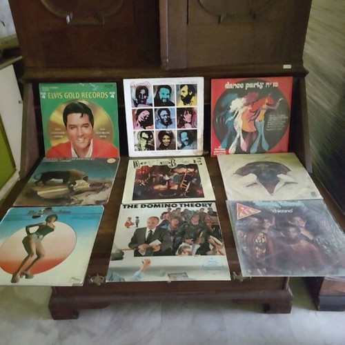 Vinyl records used, pack of 82, rock music