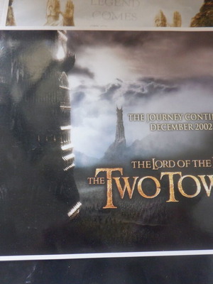 Lord of the Rings 2 promo cards, A4 size