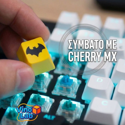 Super-Heroes Custom Keycaps Set new, 3D printed