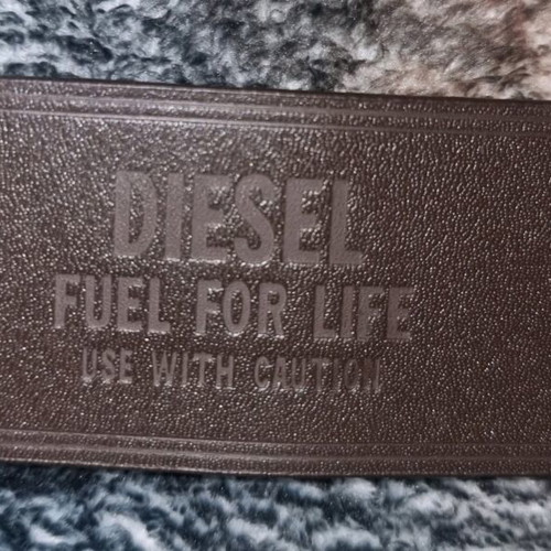 Diesel leather bracelet Fuel for life vintage new, brown
