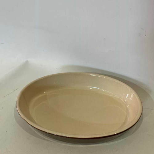 Vintage Emile Flenry France oval ceramic oven dish 3.5x22x15