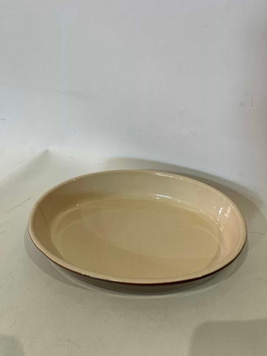 Vintage Emile Flenry France oval ceramic oven dish 3.5x22x15