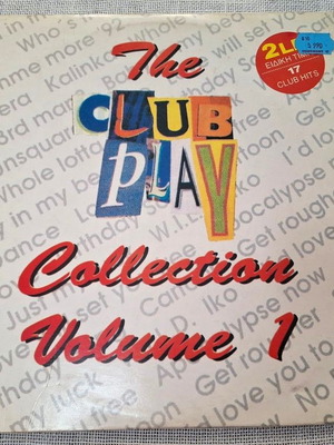 The Club Play Collection Vol. 1 LP used, electronic music