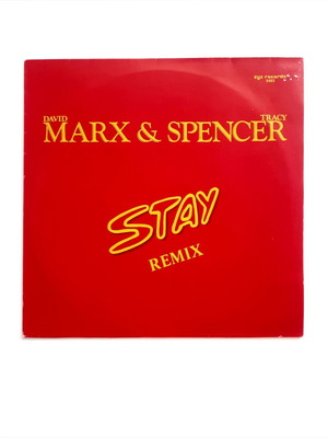Marx & Spencer Stay 12" Maxi-Single Vinyl like new, Italo-Disco