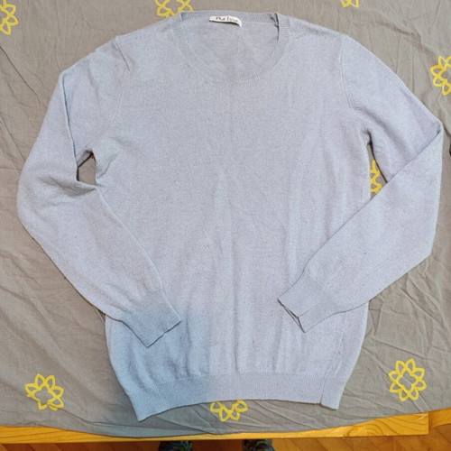 Blue wool jumper like new, fits size S or M