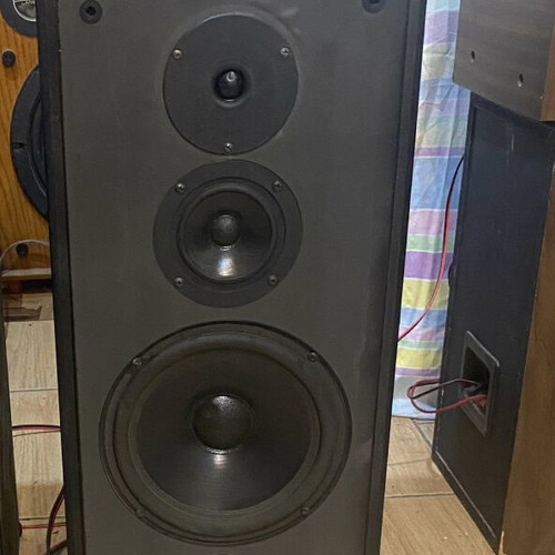 Roister DS-110 speakers used, genuine Vifa drivers, 105 watt