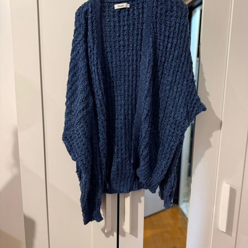 Toi&Moi knitted cardigan used, blue, size M