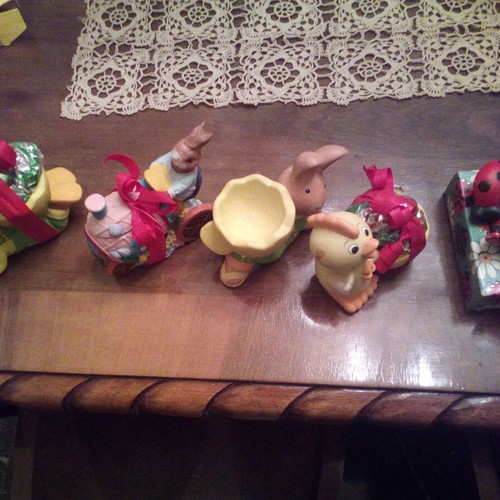Easter decorations used