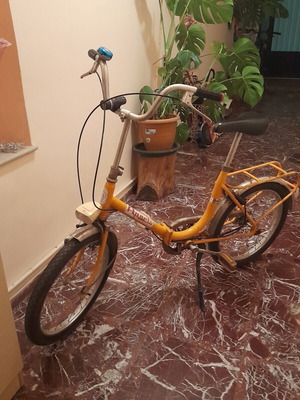 Vintage Angella Folding Bicycle 70's used, functional