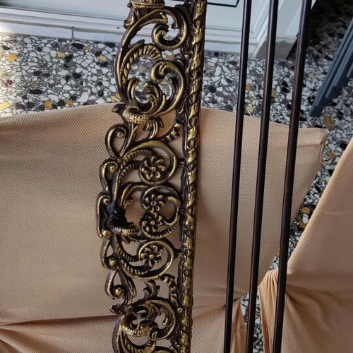 Antique entry console with mirror and hanger like new