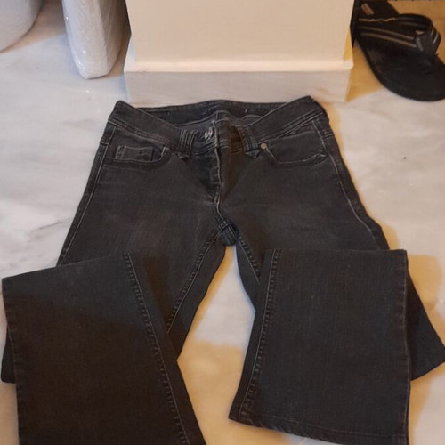 River Island women's black jeans used, straight fit