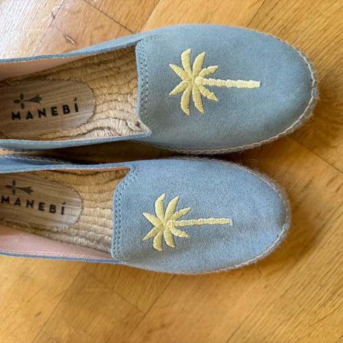 Manebi espadrilles size 37 like new, multicolor