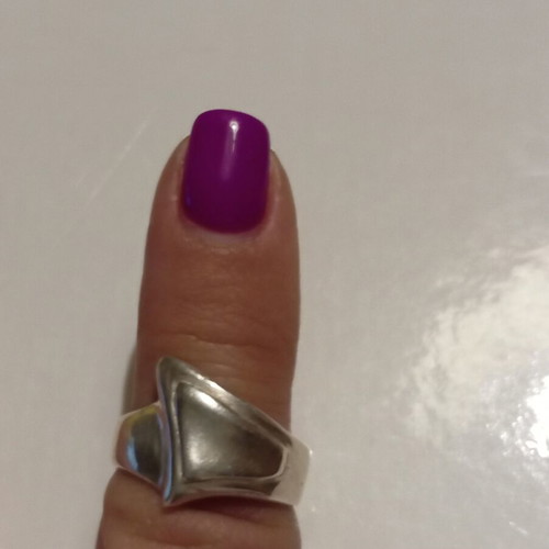 Silver ring 925 like new, size 55-56