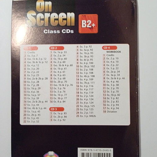 On Screen B2+ Class CDs set, new, Express Publishing