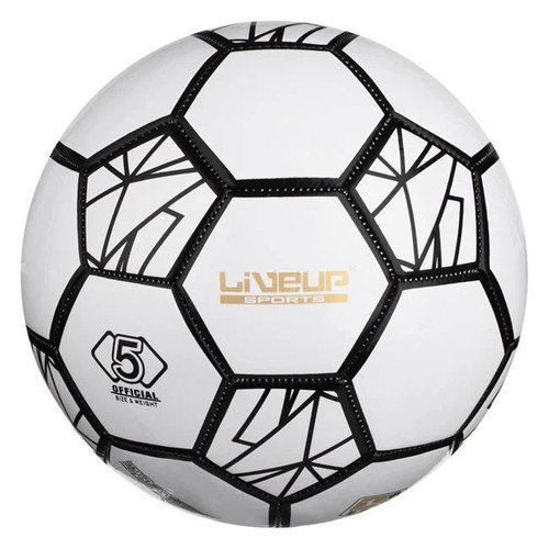 Soccer ball white with black designs No.5 new