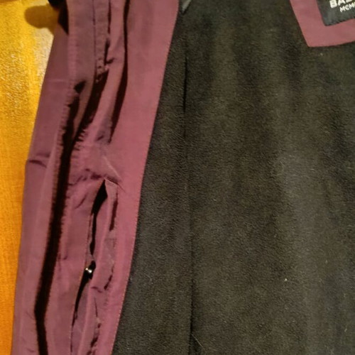 Basehit jacket used, size M, red and purple