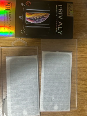 Privacy screen protectors for iPhone 6s, new, pack of 2